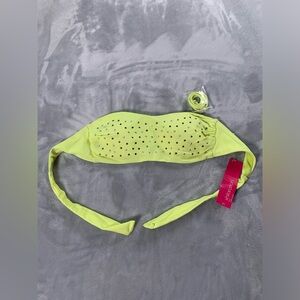 Xhilaration Bright Lime Bikini Top